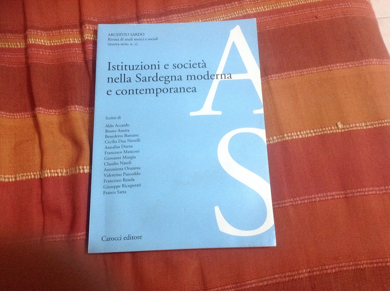 Istituzioni e società nella Sardegna moderna e contemporanea | Immagine principale