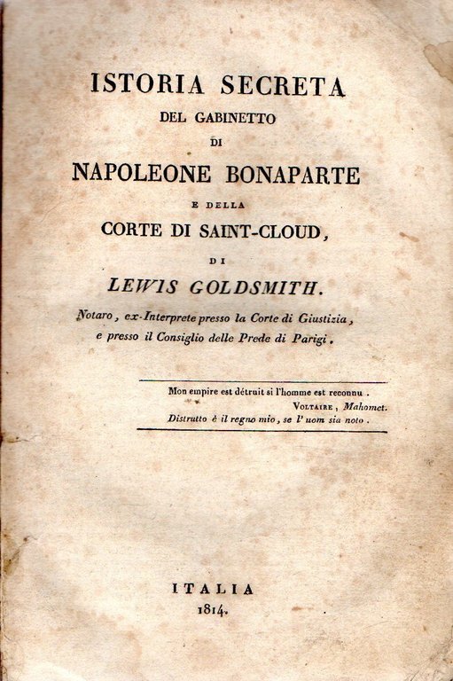 Istoria segreta del gabinetto di Napoleone Bonaparte e della corte … | Immagine Gallery 2