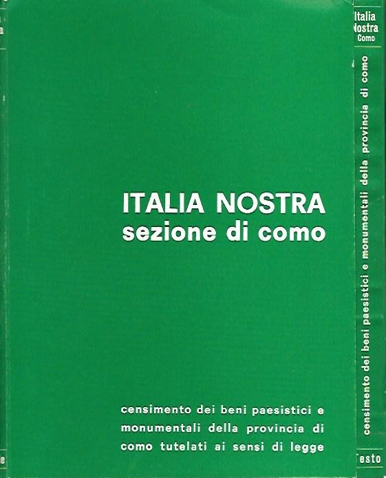 Italia Nostra: sezione di como, censimento dei beni paesistici e …
