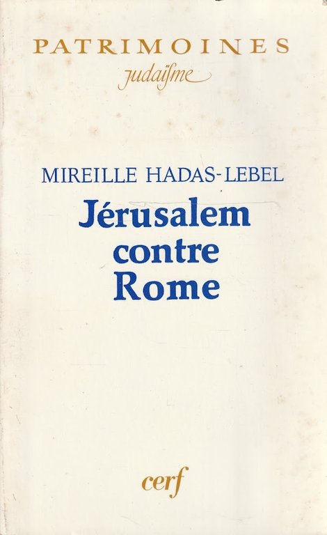 Jérusalem contre Rome