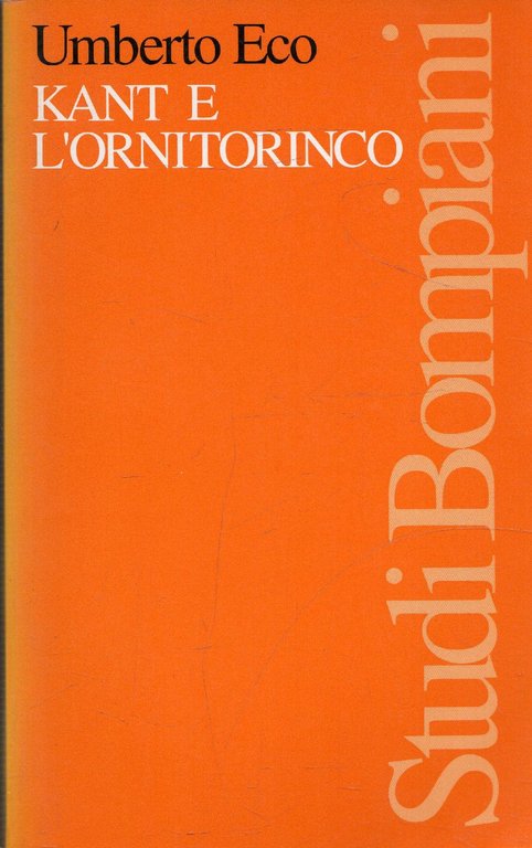 Kant e l'ornitorinco