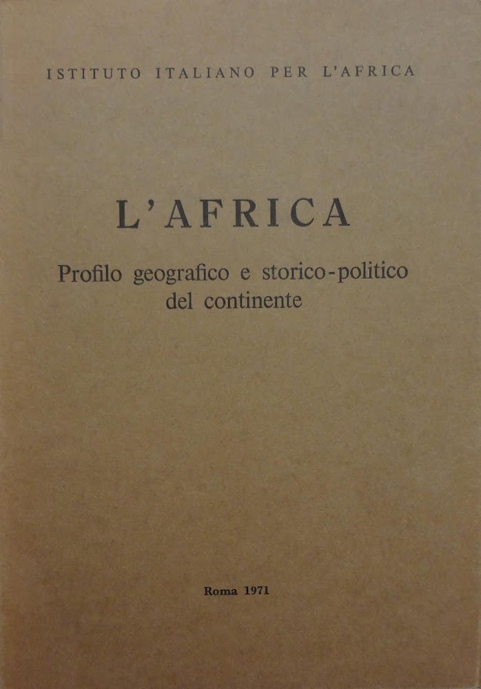 L'africa. Profilo geografico e storico-politico del continente