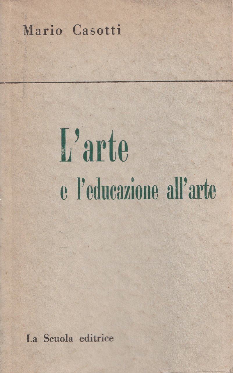 L'arte e l'educazione all'arte