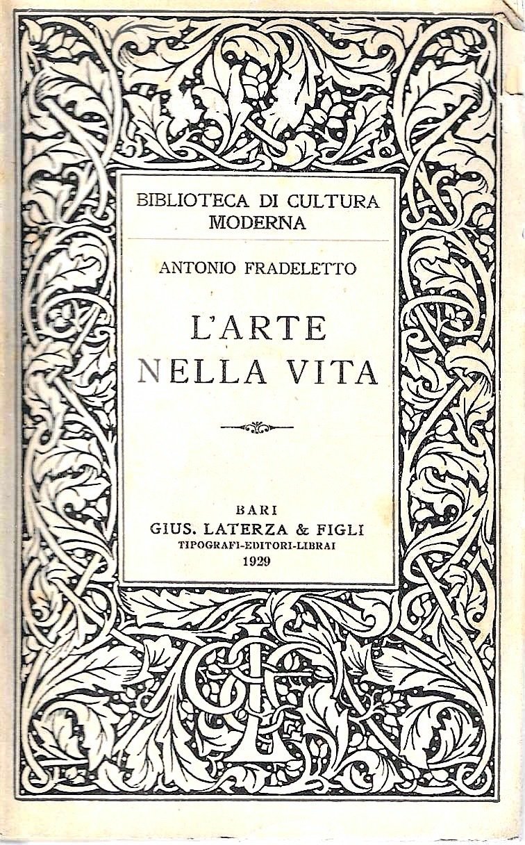 L' arte nella vita | Immagine principale