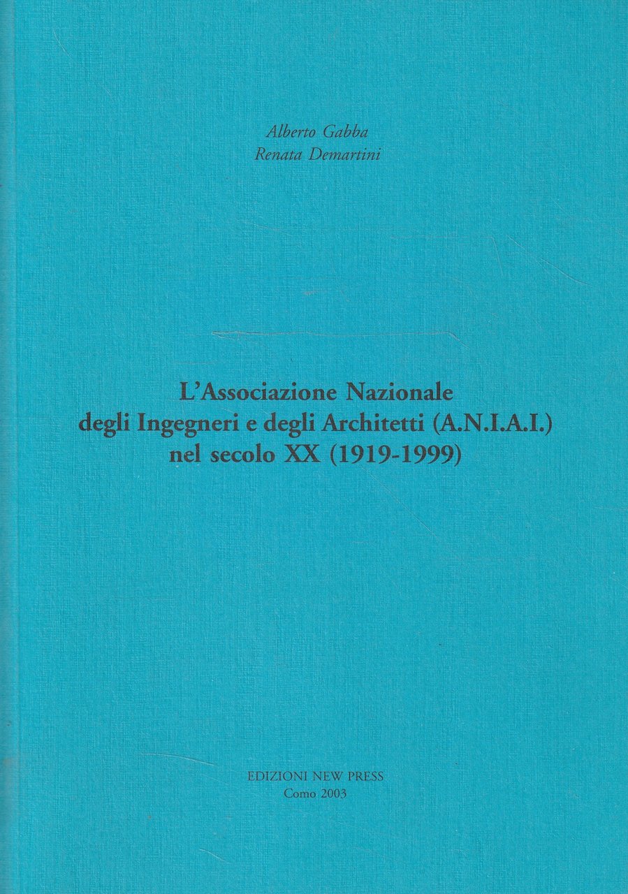 L' Associazione Nazionale degli Ingenieri e degli Architetti (A.N.I.A.I) nel …