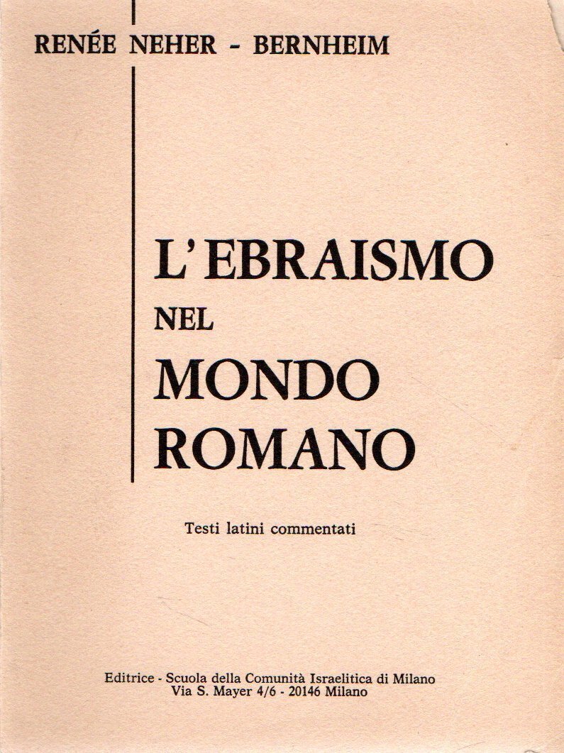 L'Ebraismo nel Mondo Romano | Immagine principale