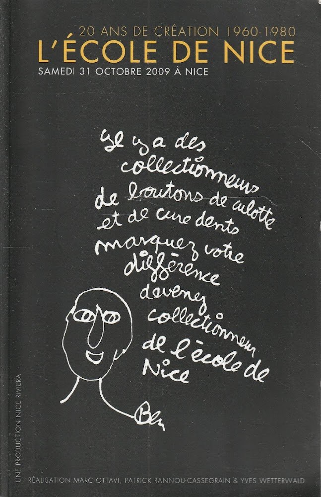L'école de nice. 20 ans de création 1960-1980