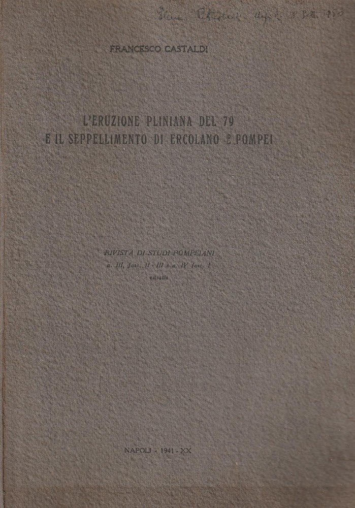 L'eruzione pliniana del 79 e il seppelimento di Ercolano e …
