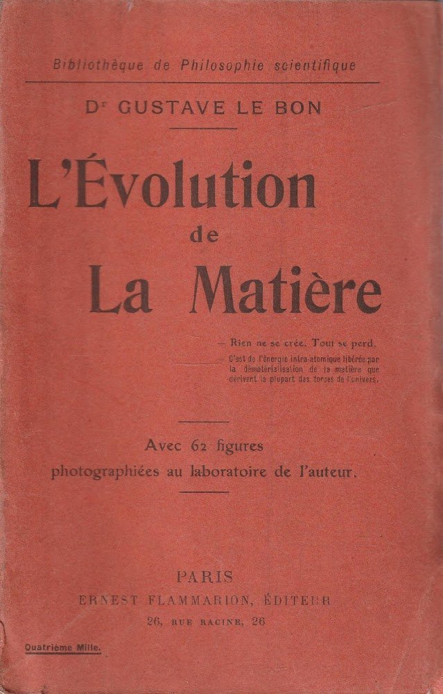 L' évolution de la matière