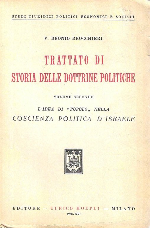 L'idea di "popolo" nella coscienza politica d'Israele. Trattato di storia … | Immagine Gallery 2