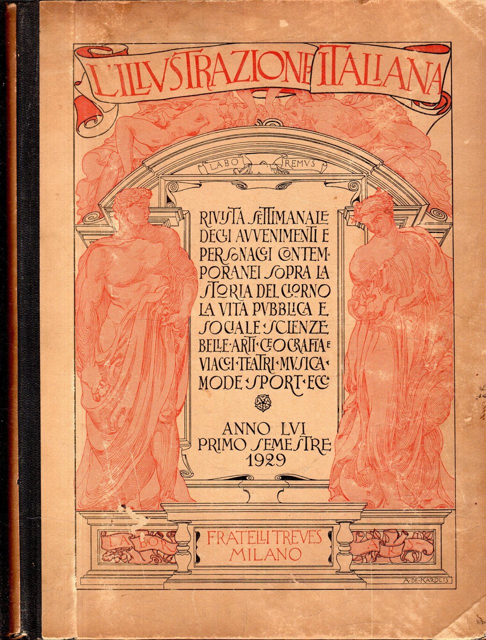 L'illustrazione italiana. Rivista settimanale degli avvenimenti e personaggi contemporanei sopra …