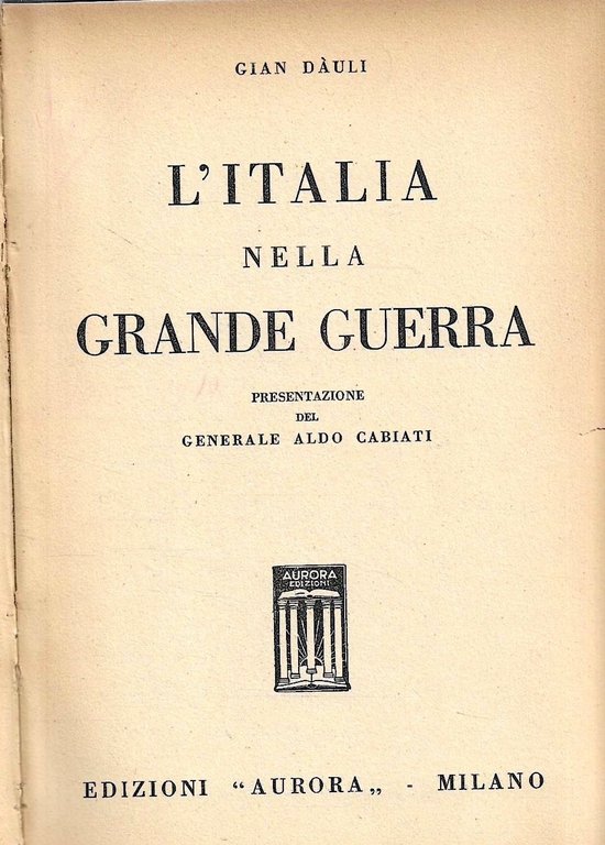 L'Italia nella Grande Guerra