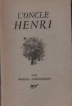 L'oncle Henri.