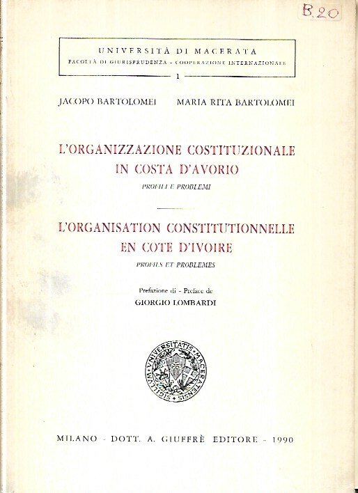 L'organizzazione costituzionale in Costa d'Avorio, L'organisation constitutionnelle en Cote d'Ivoire | Immagine principale