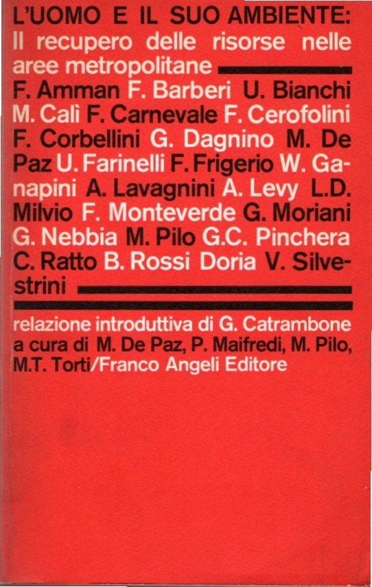 L'uomo e il suo ambiente: il recupero delle risorse nelle …