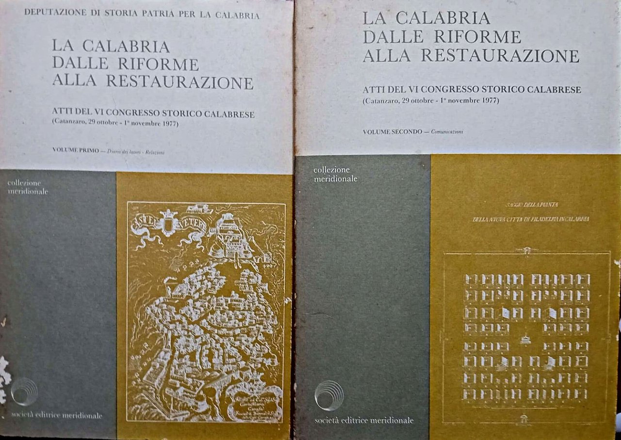 La Calabria dalle riforme alla restaurazione : atti del VI … | Immagine principale