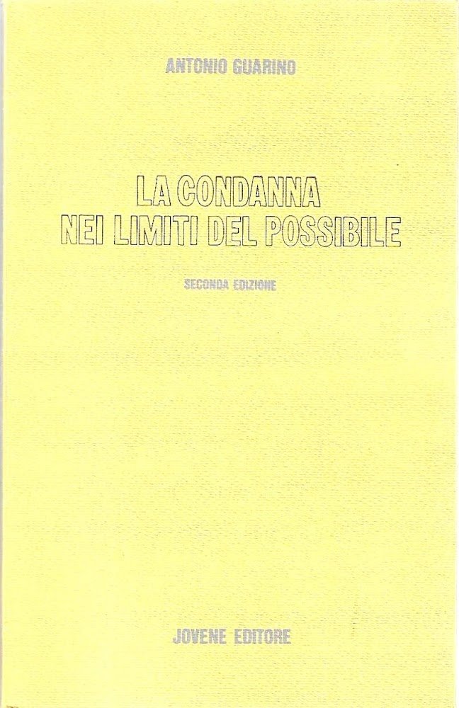 La condanna nei limiti del possibile