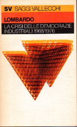 La crisi delle democrazie industriali 1968/1976