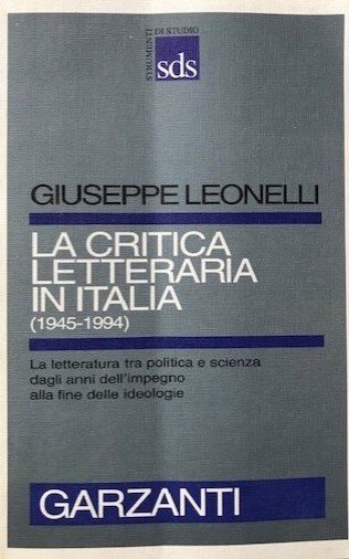 La critica letteraria in Italia (1945-1994)