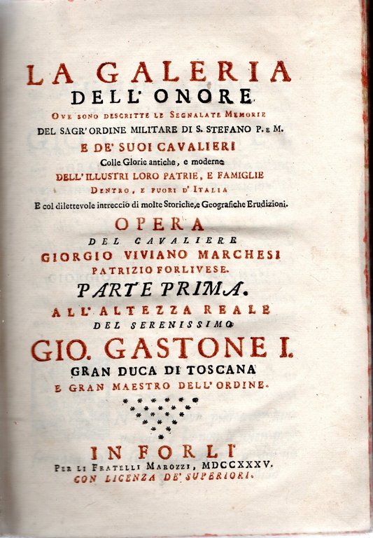 La Galeria dell'onore ove sono descritte le segnalate memorie del … | Immagine Gallery 2