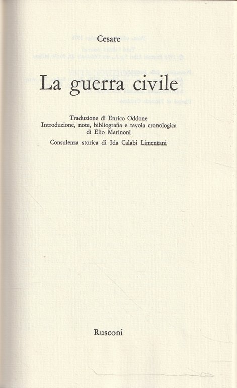 La guerra civile