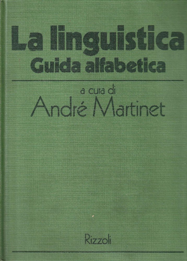 La linguistica. Guida alfabetica