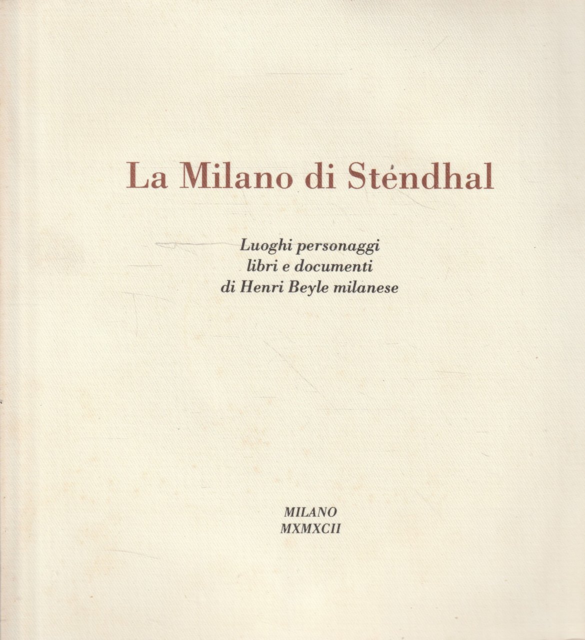 La Milano di Stendhal