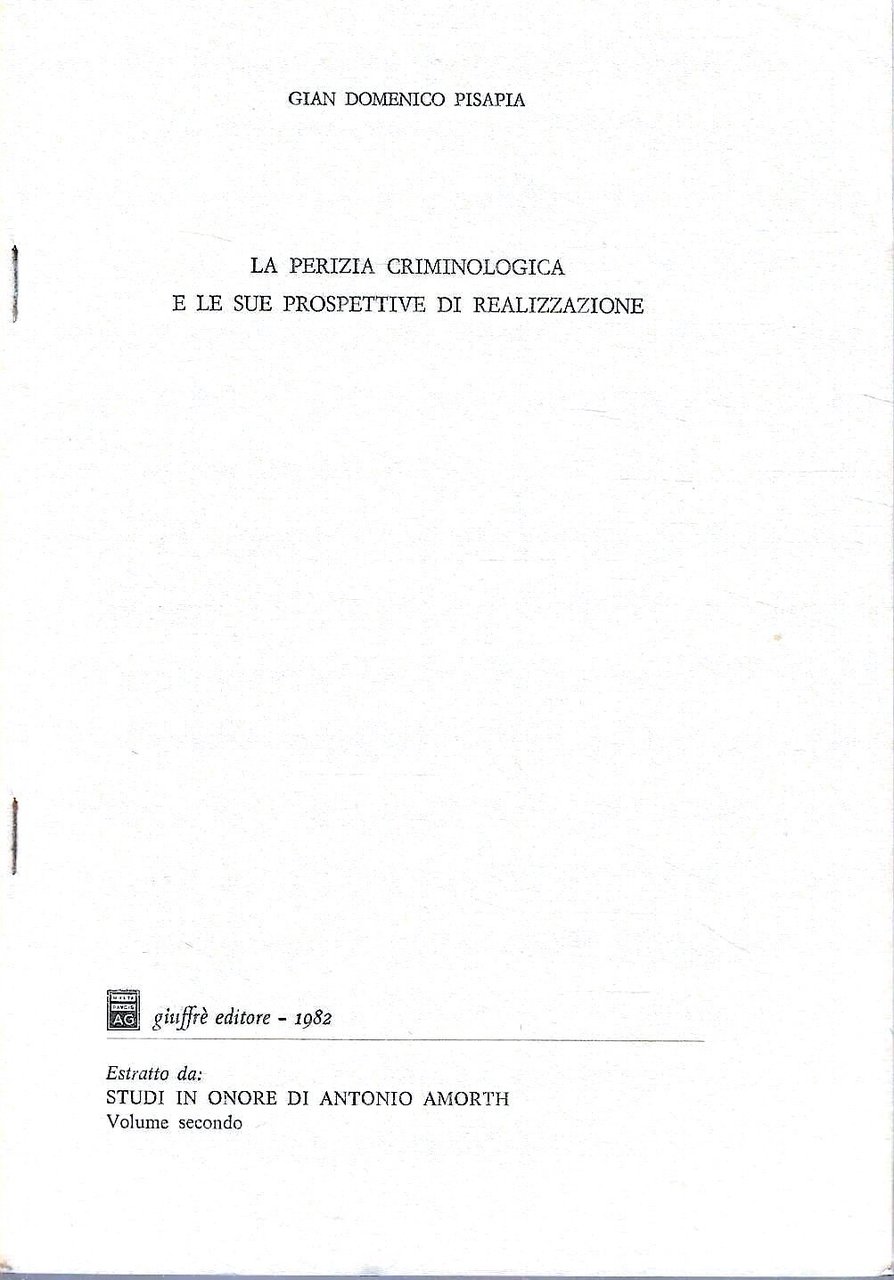 La perizia criminologica e le sue prospettive di realizzazione | Immagine principale