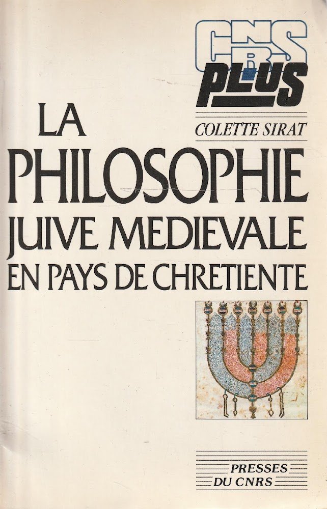 La philosophie juive medievale en pays de chretiente