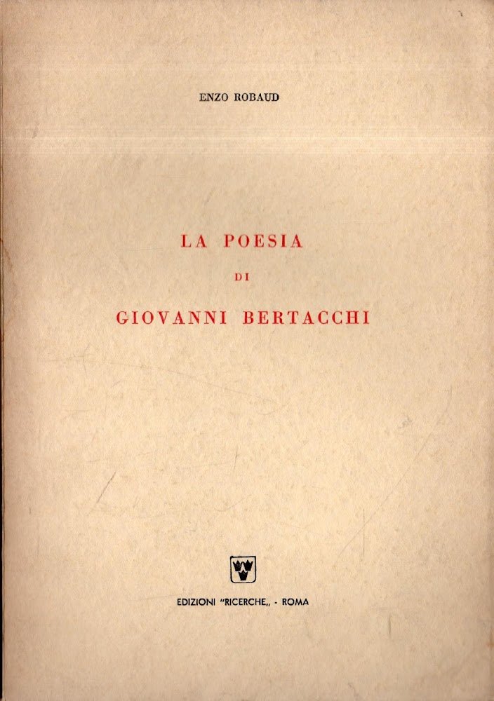 La poesia di Giovanni Bertacchi