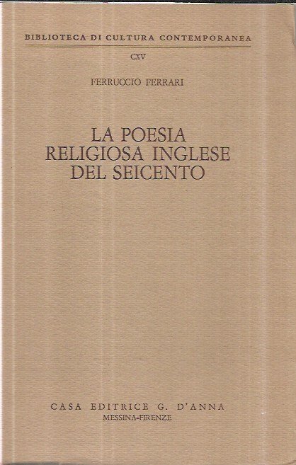 La poesia religiosa inglese del Seicento | Immagine principale