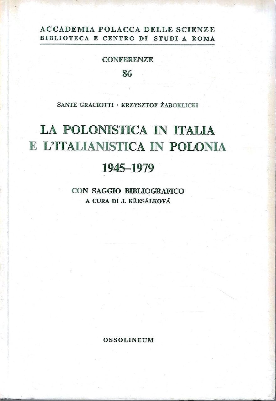 La polonistica in Italia e l'italianistica in Polonia 1945-1979 | Immagine principale