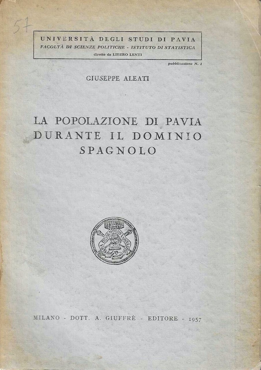 La popolazione di Pavia durante il dominio spagnolo