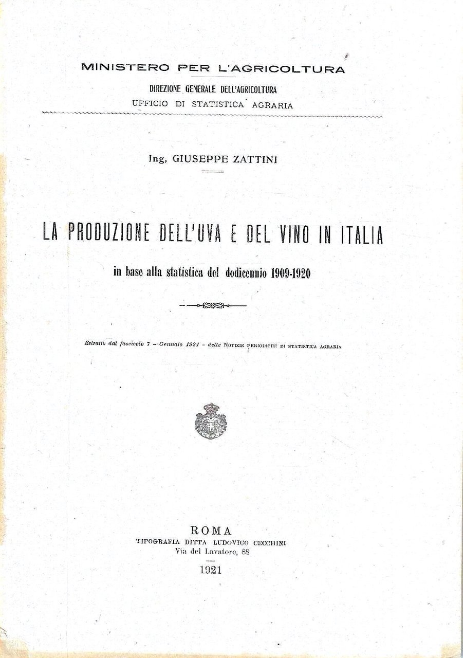 La produzione dell'uva e del vino in Italia in base … | Immagine principale