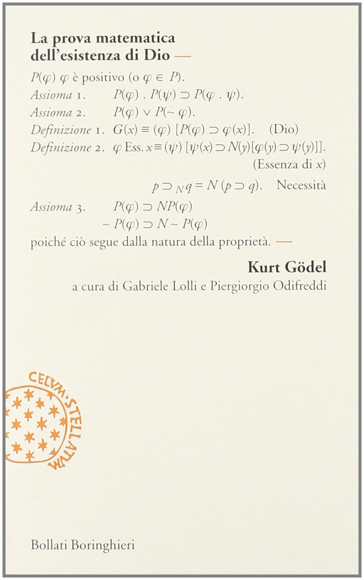 La prova matematica dell'esistenza di Dio