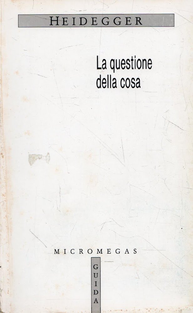 La questione della cosa : la dottrina kantiana dei principi …