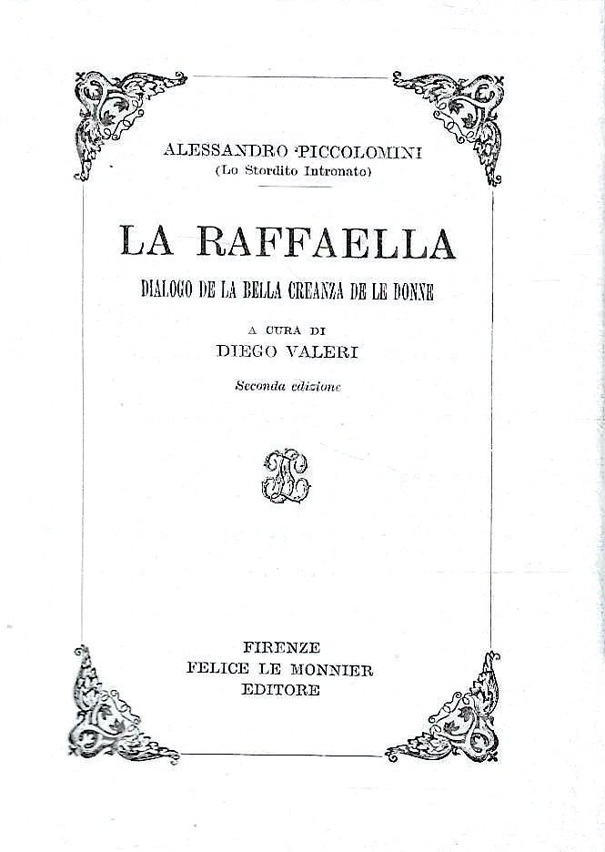 La Raffaella. Dialogo de la bella creanza de le donne
