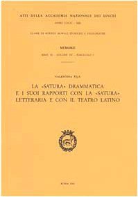 La «satura» drammatica e i suoi rapporti con la «satura» …