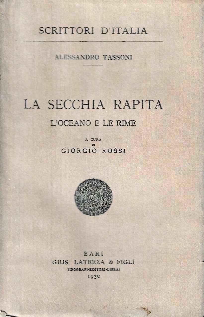 La Secchia rapita - L'Oceano e le Rime