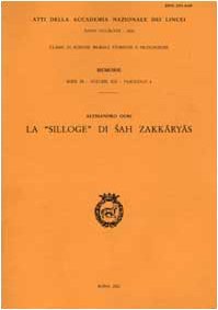 La silloge di Sah Zakkaryas