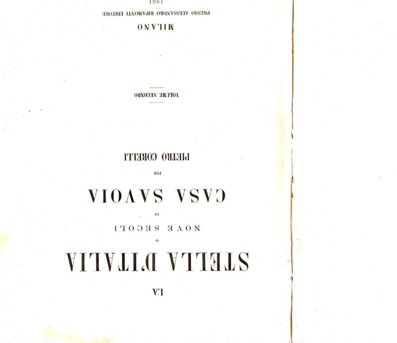 La Stella d'Italia o nove secoli di casa Savoia; Volume … | Immagine principale