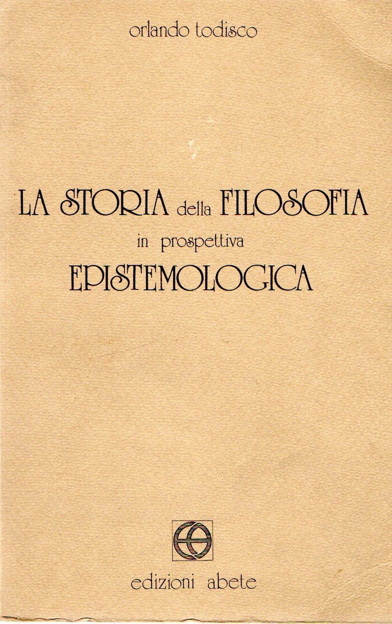 La storia della filosofia in prospettiva epistemologica