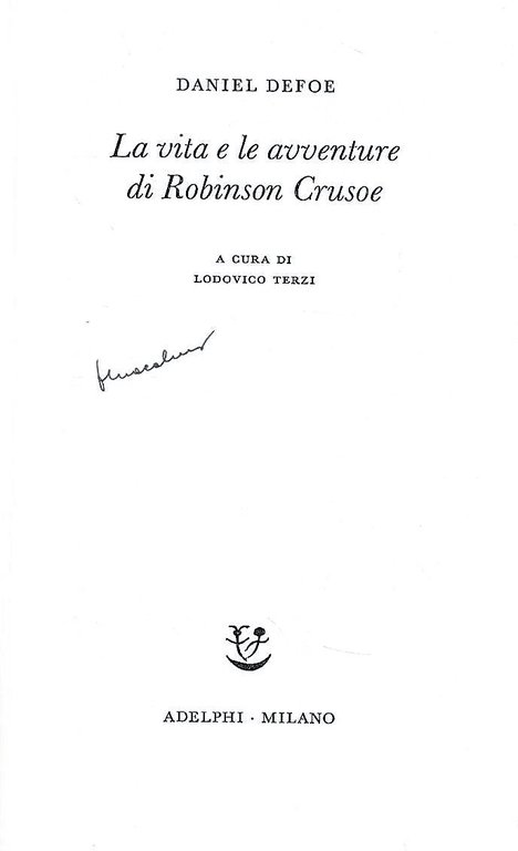 La vita e le avventure di Robinson Crusoe