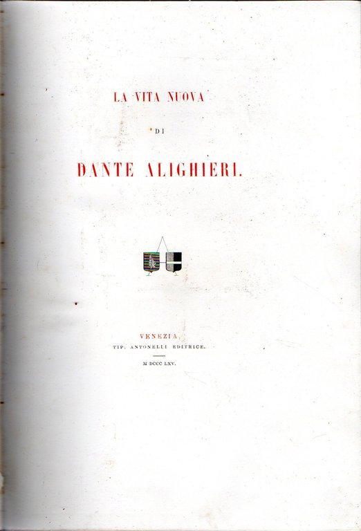 La Vita Nuova di Dante Alighieri | Immagine Gallery 2
