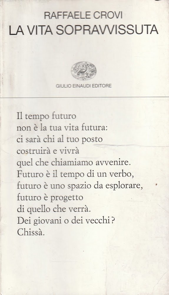 La vita sopravissuta di Raffaele Crovi