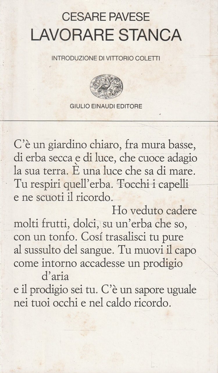 Lavorare stanca