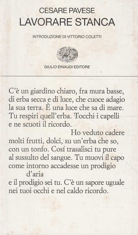 Lavorare stanca