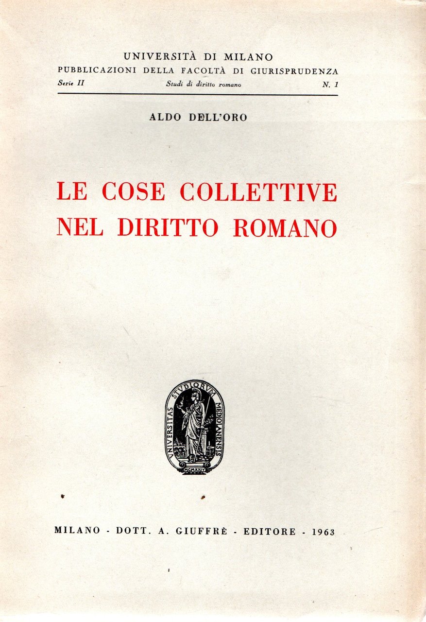 Le cose collettive nel Diritto Romano | Immagine principale