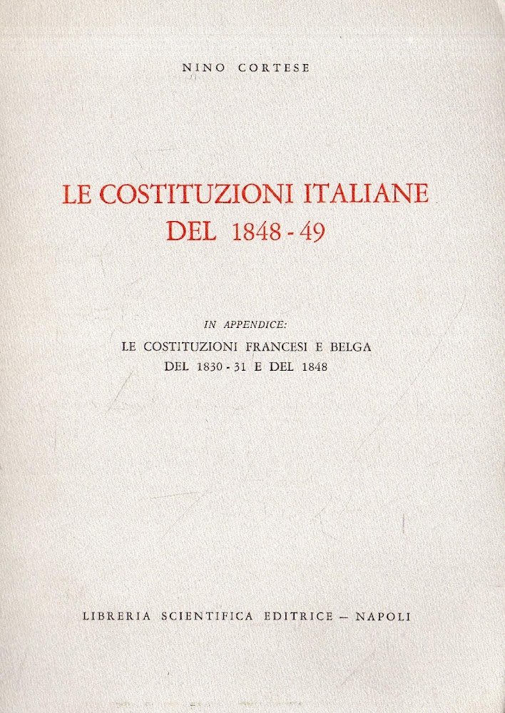 Le Costituzioni del 1848-49