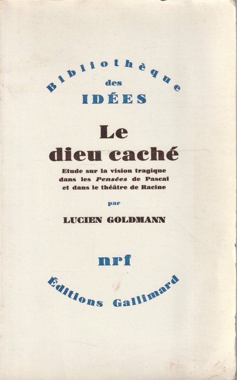 Le dieu caché. Etudes sur la vision tragique dans les … | Immagine Gallery 2
